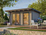 Heidi S (4.1x3m | 11.7m2 | 44mm) Modern Light Garden Room - Palmako UK