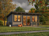 Lisandra L (5,5x4m|19,4m2|44mm ) Garden House with Aluminium Doors and Windows - Palmako UK