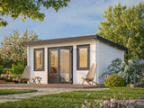 Lisandra M (4,7x3,5m|14,2m2|44mm ) Garden Room with Aluminium Doors and Windows - Palmako UK