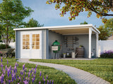 Ella (5.5x3.2m | 6.9+8.2m2 | 28mm) Roof Summer House - Palmako UK