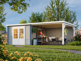Ella (6.7x3.2m | 8.7+10.0m2 | 28mm) Roof Summer House - Palmako UK