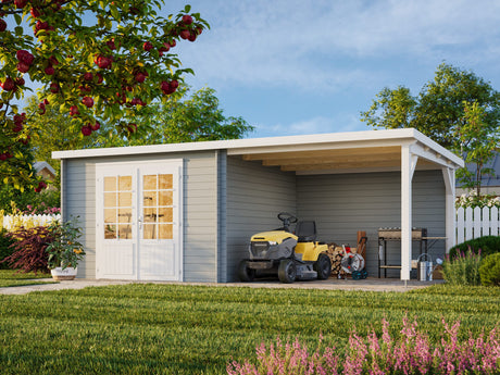 Ella (6.1x3.2m | 8.7+8.2m2 | 28mm) Roof Summer House - Palmako UK