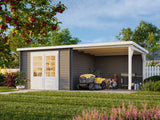 Ella (6.1x3.2m | 8.7+8.2m2 | 28mm) Roof Summer House - Palmako UK