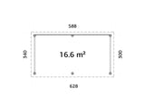 Lenna 308 (5.9x3m | 16.6m2)