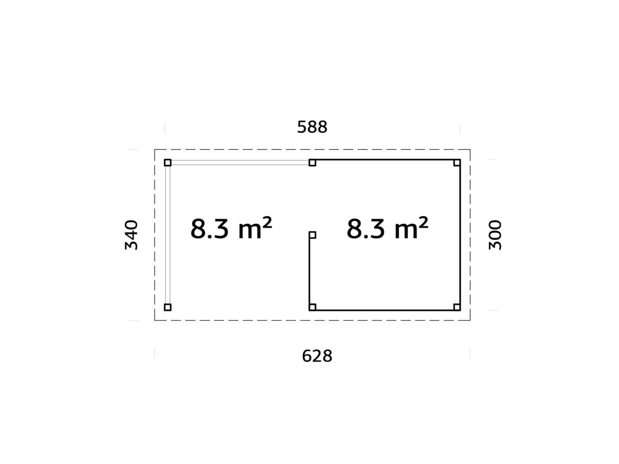 Lenna 310 (5.9x3m | 16.6m2)