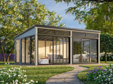 Saga XL (5,8x4,2m|23,3m2|120x120mm ) Spacious Modern Detached Conservatory - Palmako UK