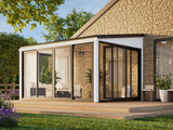 Lumi M (4,2x3m|11,6m2|120x120mm ) Glass Extension Attached Conservatory