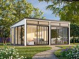Saga XL (5,8x4,2m|23,3m2|120x120mm ) Spacious Modern Detached Conservatory - Palmako UK