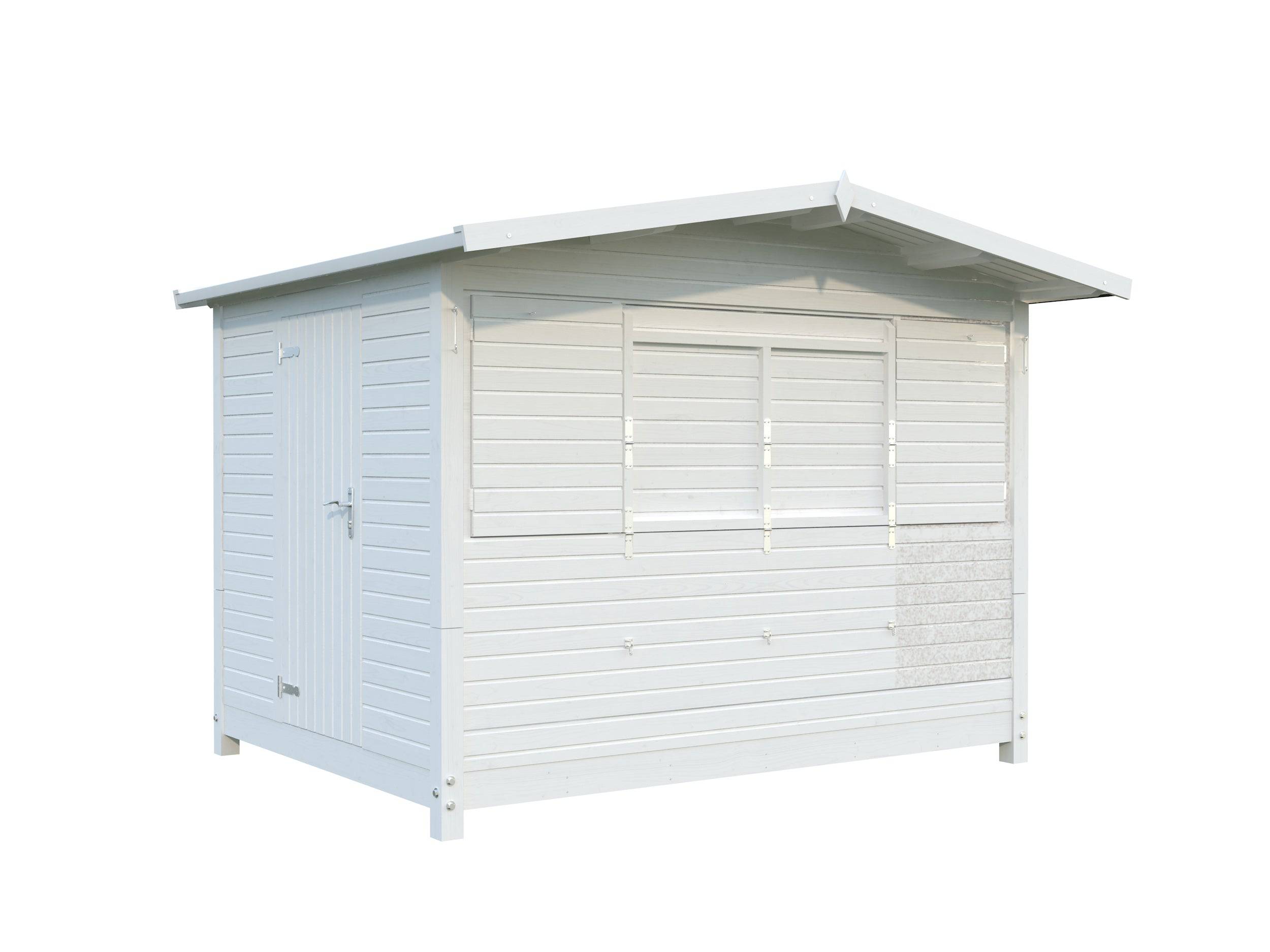 Marian (3x2,3m | 6,2m2 | 16mm) Portable Timber Stall / Pop-Up Wooden K