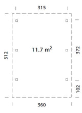 Karl S (3.6x5.1m | 11.7m2) Compact Flat Roof Carport or Garden Pavilion