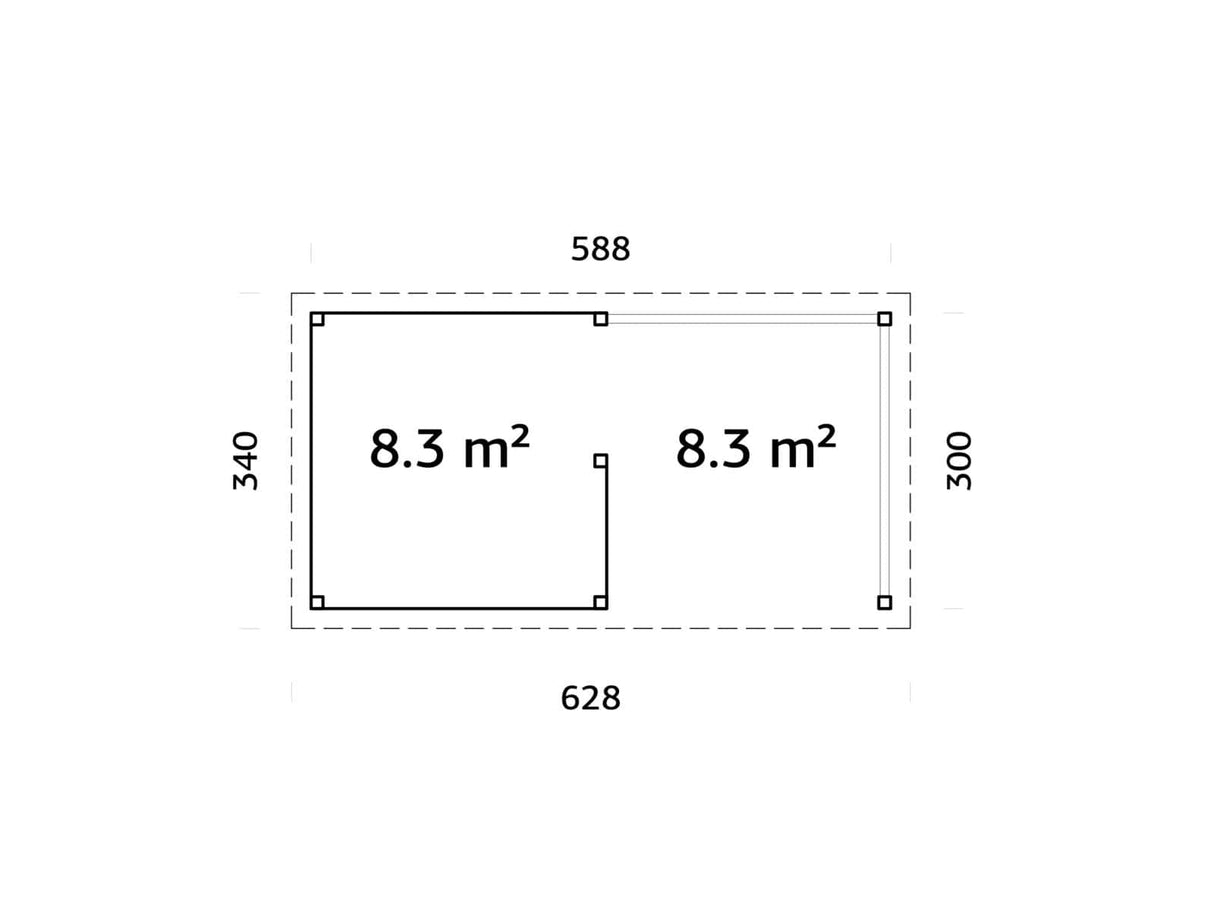 Lenna 310 (5.9x3m | 16.6m2)