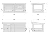 Lenna 312 (5.9x3m | 16.6m2) - Palmako UK