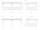Lenna 307 (5.9x3m | 16.6m2) - Palmako UK