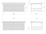 Lenna 308 (5.9x3m | 16.6m2) - Palmako UK
