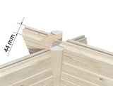Hanna (4.2m diameter | 14.1m2 | 44mm) Octagonal Summer House Pavilion - Palmako UK