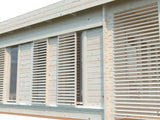 Caroline M (4.1x4.1m | 14.5m2 | 44mm) Modern Summer House with Sliding Shutters