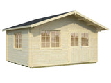 Alaska 2 (4,7x3,8m | 15,1m2 | 70mm) Log Cabin - Palmako UK