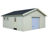 Andre M (5.6x5.8m | 28.5m2) Large Timber Garage with Sectional Door - Palmako UK