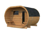 ANETTE Thermo (3,28x2,7m|3m2|42mm) Thermowood Oval Sauna