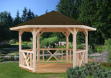 Betty S (9.9m2) Hexagonal Garden Gazebo