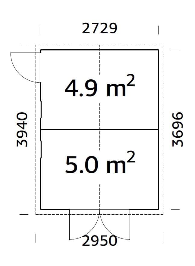 Dan M (2.7x3.7m | 9.9m2)