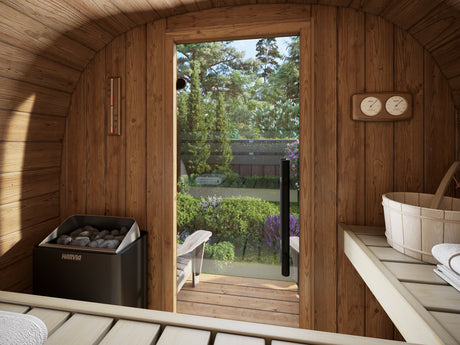 ASTRA Thermo S (2x1,3m|1,1m2|42mm) Thermowood Cubic Outdoor Sauna