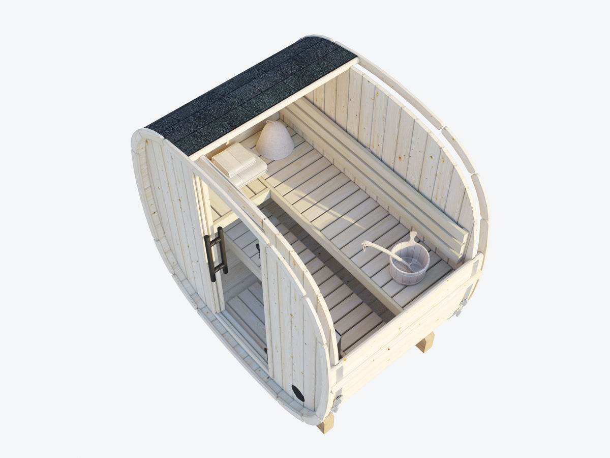 ASTRA S (2x1,3m|1,1m2|42mm) Garden Cubic Sauna