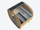ASTRA Thermo M (2x1,6m|1,4m2|42mm) Thermowood Cubic Outdoor Sauna
