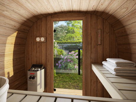 ASTRA Thermo M (2x1,6m|1,4m2|42mm) Thermowood Cubic Outdoor Sauna