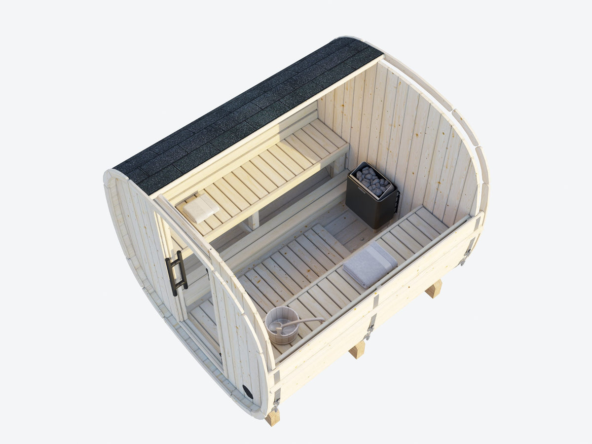 ASTRA L (2x2,2m|2m2|42mm) Garden Cubic Sauna