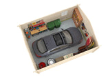 Garage Danube 19,1 wooden gate - 44 mm Log Garage