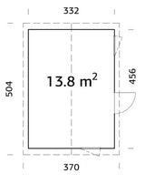 Hedwig (3.3x4.5m | 13.8m2) Modern Nordic Garden Room