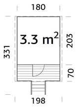 Huck (1.8x2m | 3.3m2 | 16mm) Playhouse