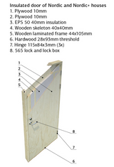 Hedwig (3.3x4.5m | 13.8m2) Modern Nordic Garden Room