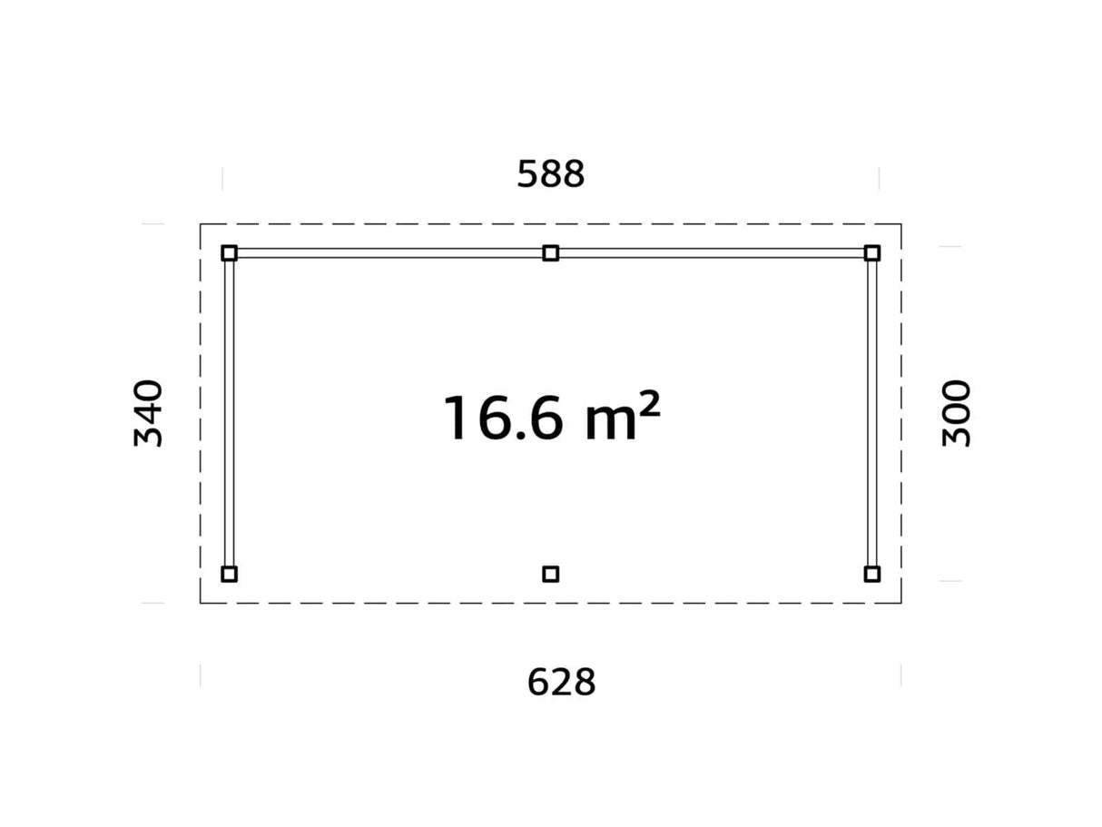 Lenna 307 (5.9x3m | 16.6m2)