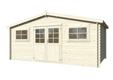 Lodz (5,04x2,96m | 12,9m2 | 28mm) Log Shed - Palmako UK