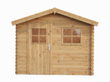 Makro 19-1 (2,6x2m | 4,3m2 | 19mm) Pressure Treated Log Shed - Palmako UK