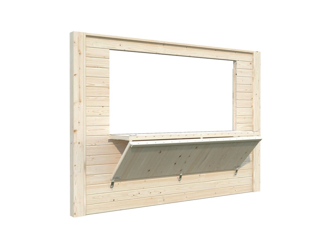 Connect wall with hatch - Palmako UK