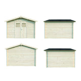 Sam (2,95x2,95m | 7,6m2 | 19mm) Log Shed