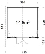 Faaborg - 40 mm Log Cabin - Palmako UK