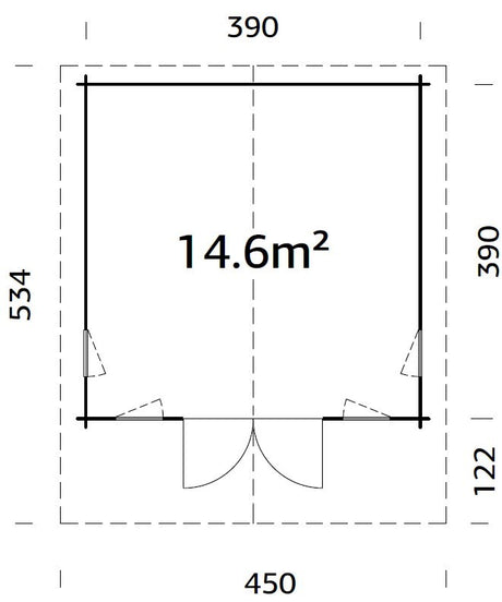 Faaborg - 40 mm Log Cabin