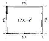 Nova M (5x4m | 17.8m2 | 18mm) Pavilion