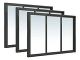 3x Connect Sliding Door Set- Standard Single Glazed - Palmako UK