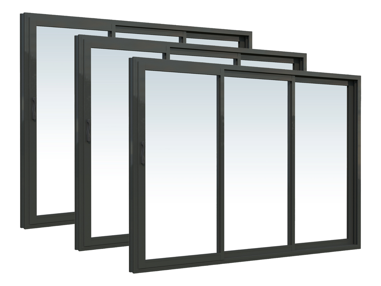 3x Connect Sliding Door Set- Standard Single Glazed - Palmako UK