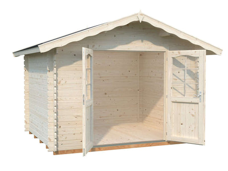 Vivian M (3x2.4m | 6.9m2 | 28mm) Compact Garden Log Cabin