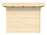Volga (2,5x2,5m | 6m2 | 28mm) Log Shed - Palmako UK
