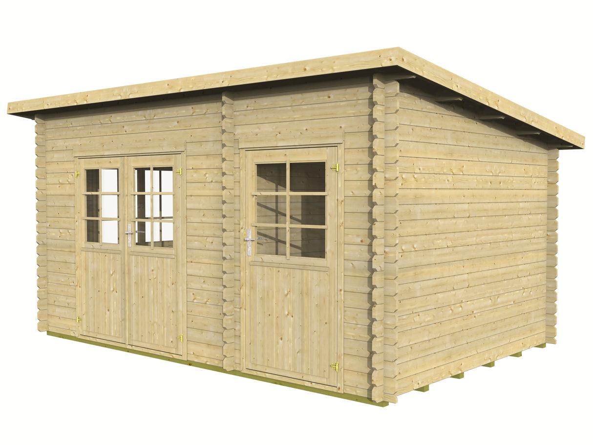 Schönstadt_28 (4,47x3m | 11,5m2 | 28mm) Log Shed - Palmako UK